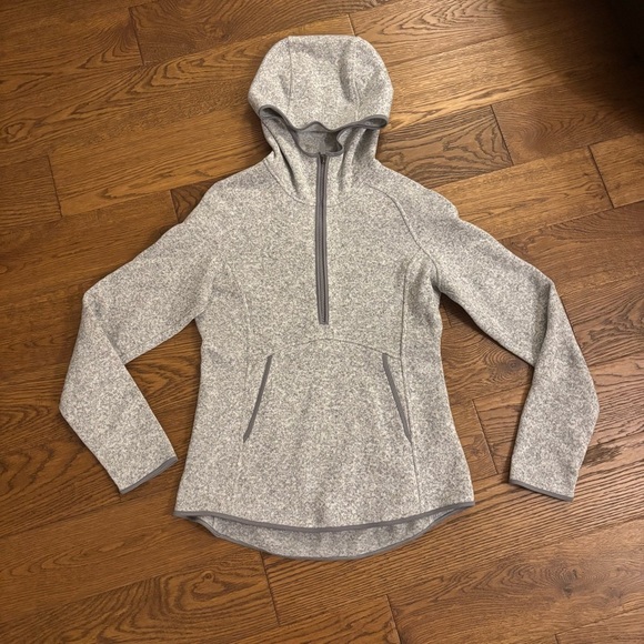 Lululemon Athletica Fleece & Thank You 1/2 Zip Hoodie - Picture 6 of 11